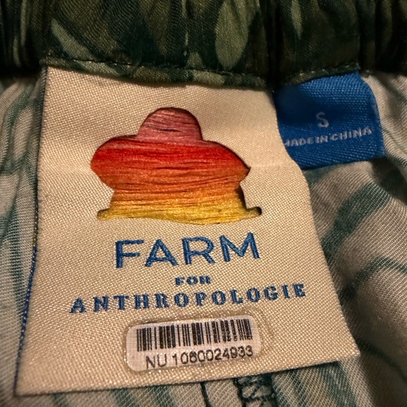 Anthropologie x Farm Rio Satin Printed Pants - Picture 4 of 4